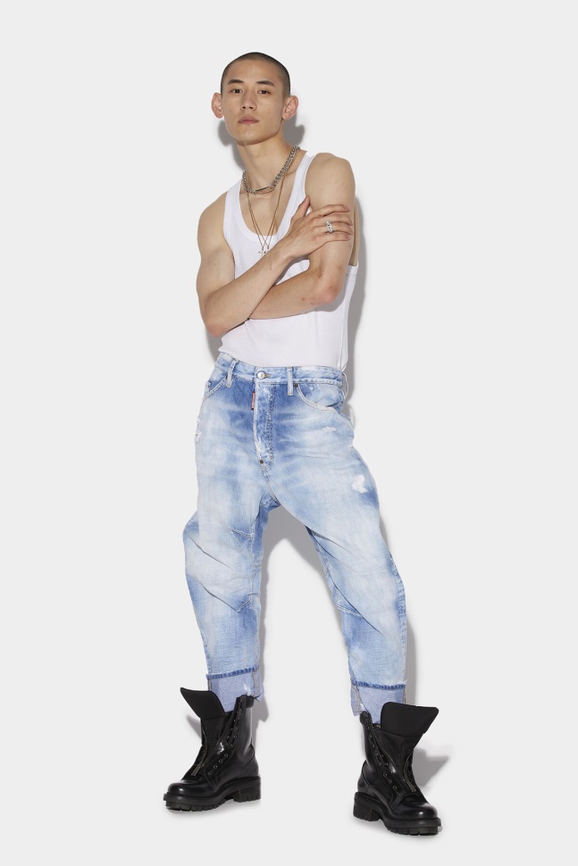 dsquared2_iconic_combat_denim_jeans.jpg Dsquared2 Iconic Combat Denim Jeans - Image 1