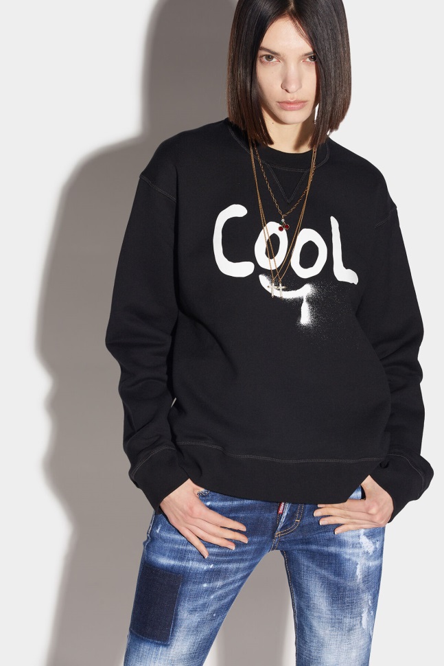 dsquared2_iconic_cool_spray_sweater.jpg Dsquared2 Iconic Cool Spray Sweater - Image 1
