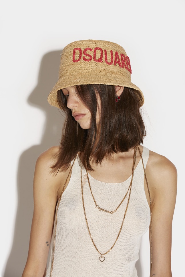 dsquared2_iconic_croisette_hat.jpg Dsquared2 Iconic Croisette Hat - Image 1