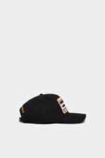 Dsquared2 Iconic D2 Baseball Cap BLACK1 D2 - Image 4