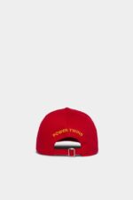 Dsquared2 Iconic D2 Baseball Cap BLACK/BLACK - Image 2