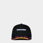 Dsquared2 Iconic D2 Baseball Cap BLACK D2
