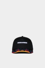 Dsquared2 Iconic D2 Baseball Cap BLACK D2