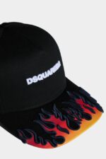 Dsquared2 Iconic D2 Baseball Cap BLACK D2 - Image 5