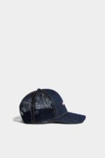 Dsquared2 Iconic D2 Baseball Cap D2 DENIM - Image 4
