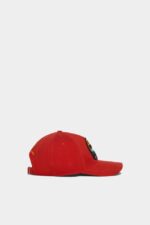 Dsquared2 Iconic D2 Baseball Cap D2 RED - Image 5