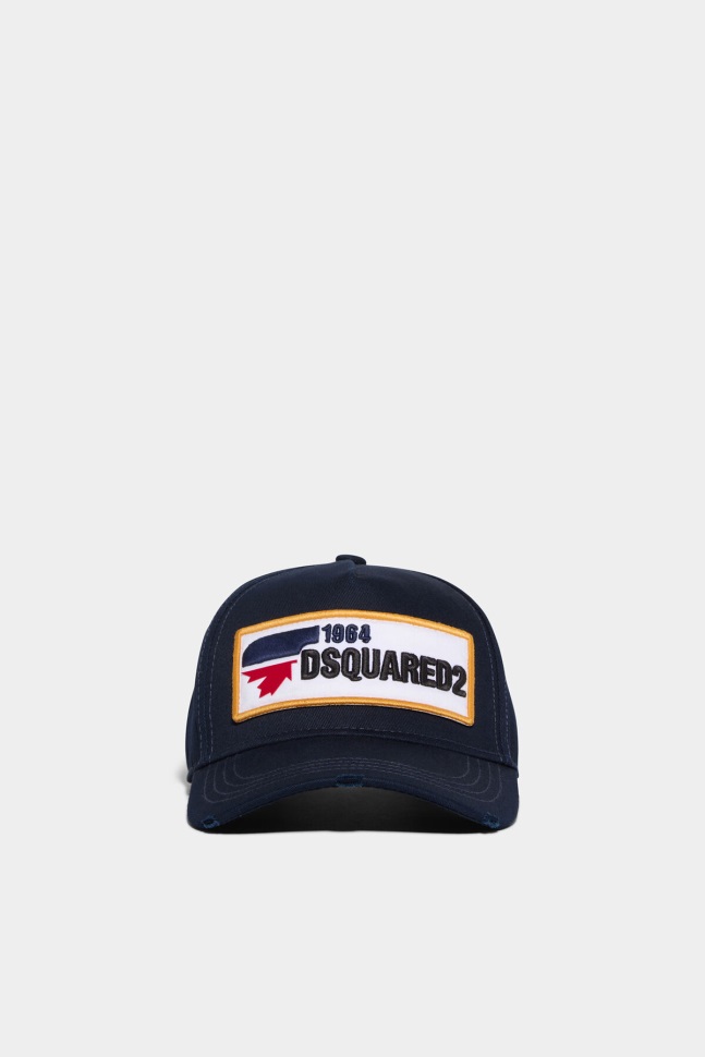 dsquared2_iconic_d2_baseball_cap_navy.jpg Dsquared2 Iconic D2 Baseball Cap NAVY - Image 1