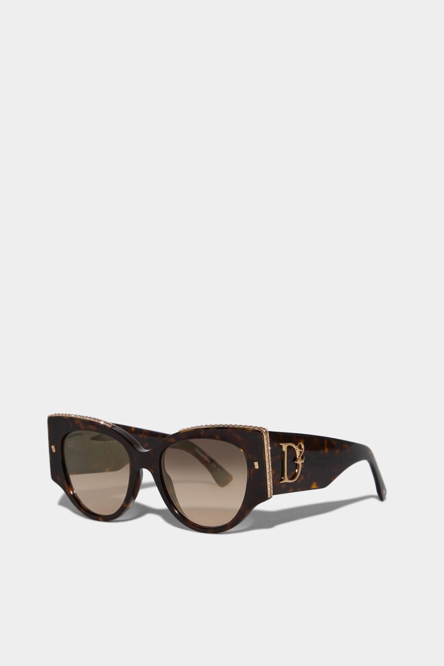 dsquared2_iconic_d2_hype_havana_sunglasses.jpg Dsquared2 Iconic D2 Hype Havana Sunglasses - Image 1