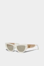 Dsquared2 Iconic D2 Hype Ivory Sunglasses