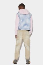 Dsquared2 Iconic D2 Inc. Cargo Trousers BEIGE/BLACK - Image 2