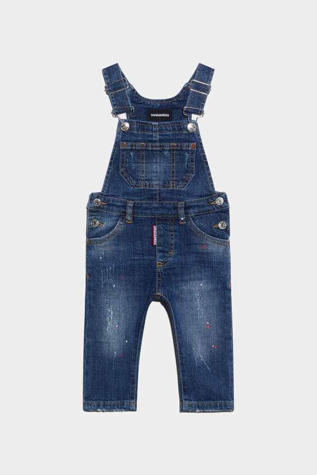 dsquared2_iconic_d2_kids_jumpsuit_blue.jpg Dsquared2 Iconic D2 Kids Jumpsuit BLUE - Image 1