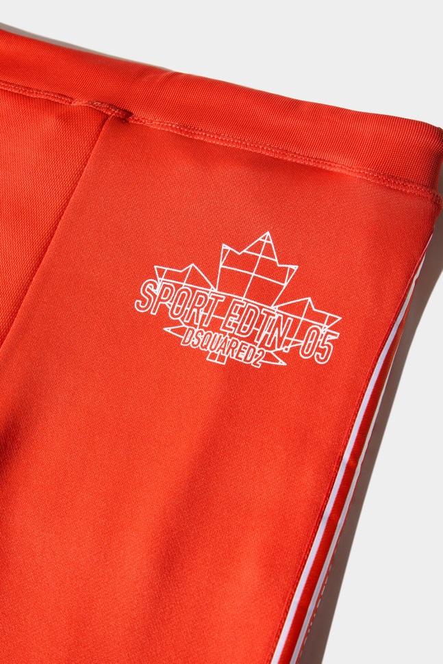 Dsquared2 Iconic D2 Kids Sport Edtn.05 Sweatpants ORANGE - Image 3