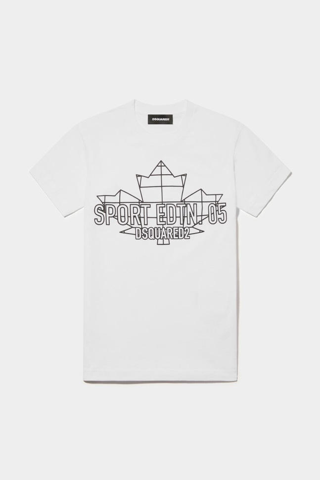 dsquared2_iconic_d2_kids_t_shirt_white.jpg Dsquared2 Iconic D2 Kids T-Shirt WHITE - Image 1