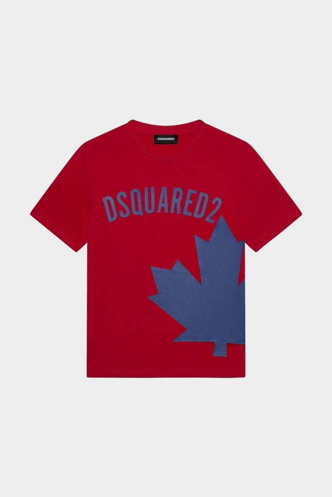 dsquared2_iconic_d2_kids_t_shirts_white.jpg Dsquared2 Iconic D2 Kids T-Shirts WHITE - Image 1