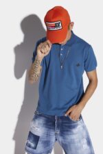 Dsquared2 Iconic D2 Leaf Tennis Polo YELLOW