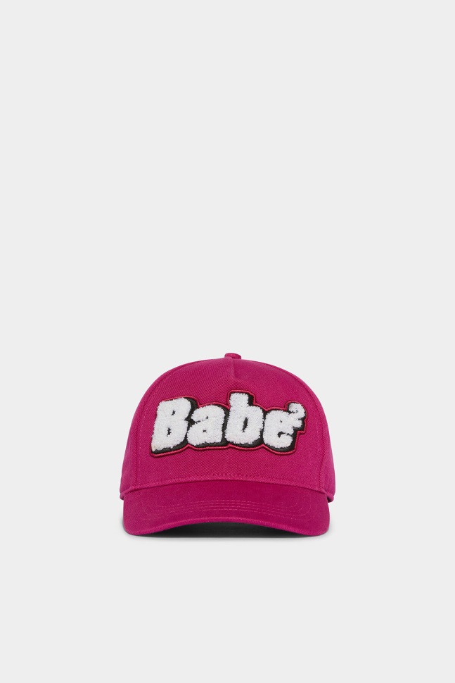 dsquared2_iconic_d2_patch_baseball_cap_cyclamen.jpg Dsquared2 Iconic D2 Patch Baseball Cap CYCLAMEN - Image 1