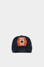 Dsquared2 Iconic D2 Patch Baseball Cap D2 BLACK