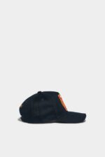 Dsquared2 Iconic D2 Patch Baseball Cap D2 BLACK - Image 4