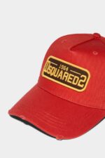 Dsquared2 Iconic D2 Patch Baseball Cap D2 NAVY - Image 5