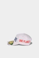 Dsquared2 Iconic D2 Smiley Organic Cotton Baseball Cap - Image 3