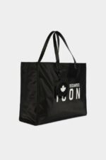 Dsquared2 Iconic D2 Statement Shoulder Bag BLACK - Image 3