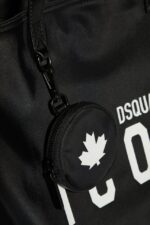 Dsquared2 Iconic D2 Statement Shoulder Bag BLACK - Image 4