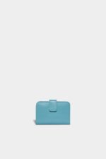 Dsquared2 Iconic D2 Statement Wallet BLACK/LIGHT BLUE - Image 2
