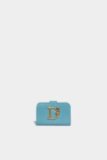 Dsquared2 Iconic D2 Statement Wallet BLACK/LIGHT BLUE