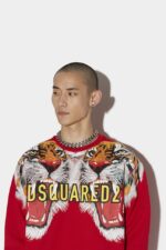 Dsquared2 Iconic D2 Tigers Cool Sweater - Image 4