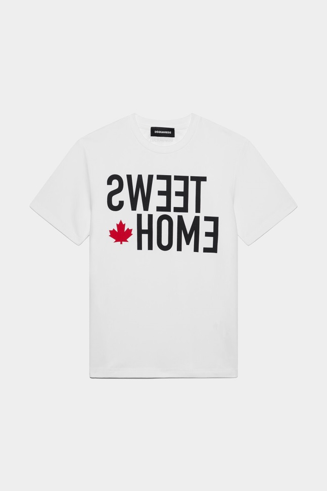 dsquared2_iconic_d2_white_kids_t_shirt_white.jpg Dsquared2 Iconic D2 White Kids T-Shirt WHITE - Image 1