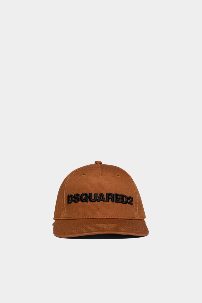 dsquared2_iconic_d2kids_baseball_cap_brown.jpg Dsquared2 Iconic D2Kids Baseball Cap BROWN - Image 1