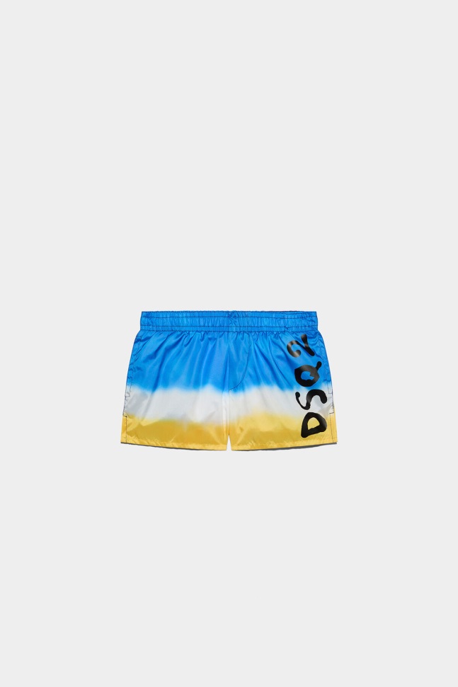 dsquared2_iconic_d2kids_boxer_french_blue.jpg Dsquared2 Iconic D2Kids Boxer FRENCH BLUE - Image 1