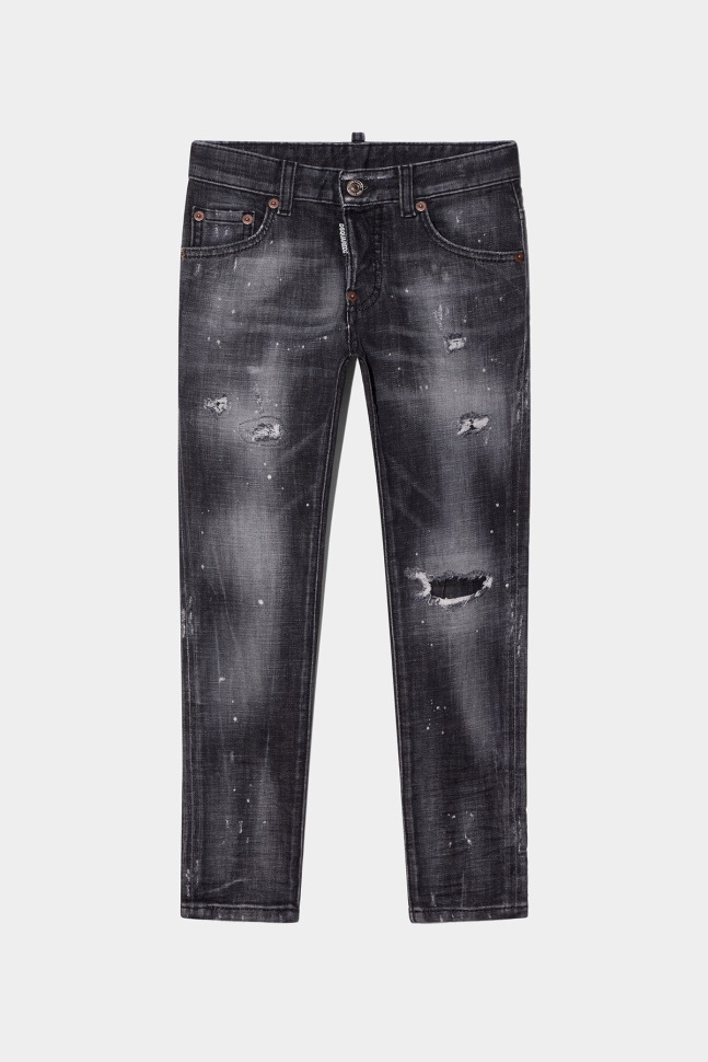 dsquared2_iconic_d2kids_denim_jeans_black.jpg Dsquared2 Iconic D2Kids Denim Jeans BLACK - Image 1