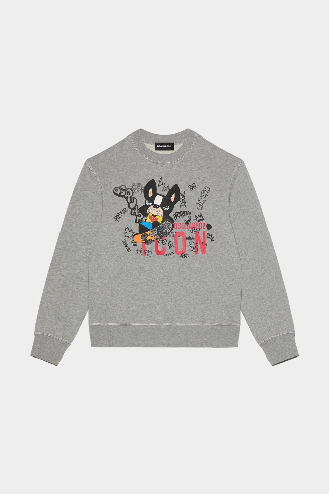 dsquared2_iconic_d2kids_icon_ciro_sweatshirt.jpg Dsquared2 Iconic D2Kids Icon Ciro Sweatshirt - Image 1