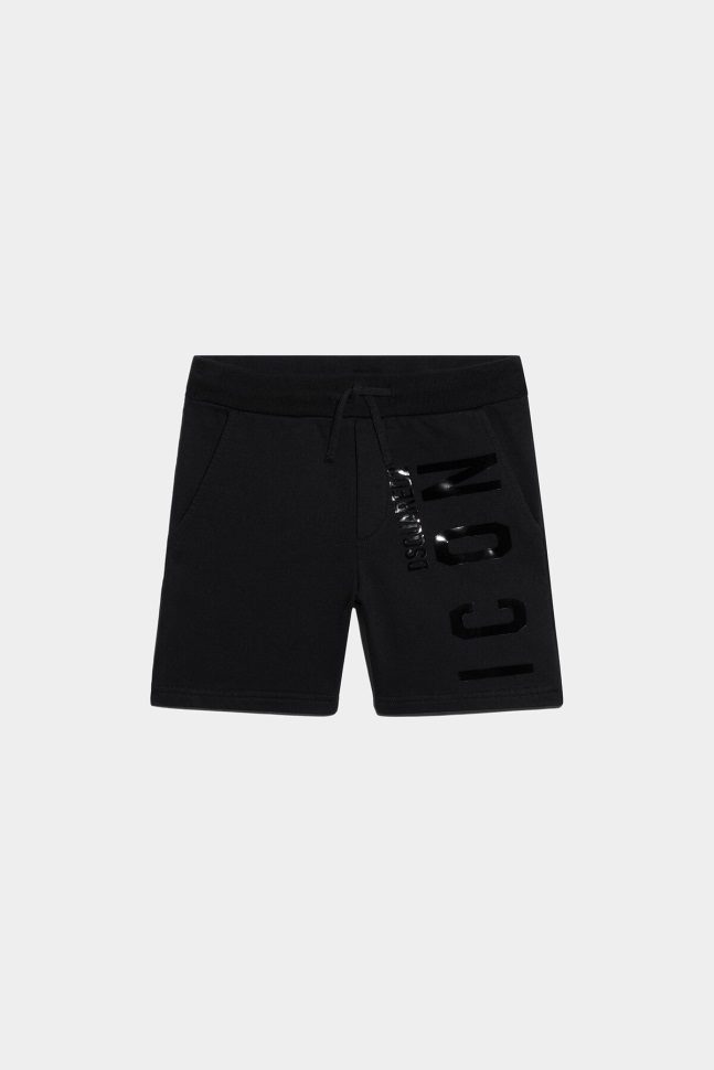 dsquared2_iconic_d2kids_icon_sweatshorts.jpg Dsquared2 Iconic D2Kids Icon Sweatshorts - Image 1