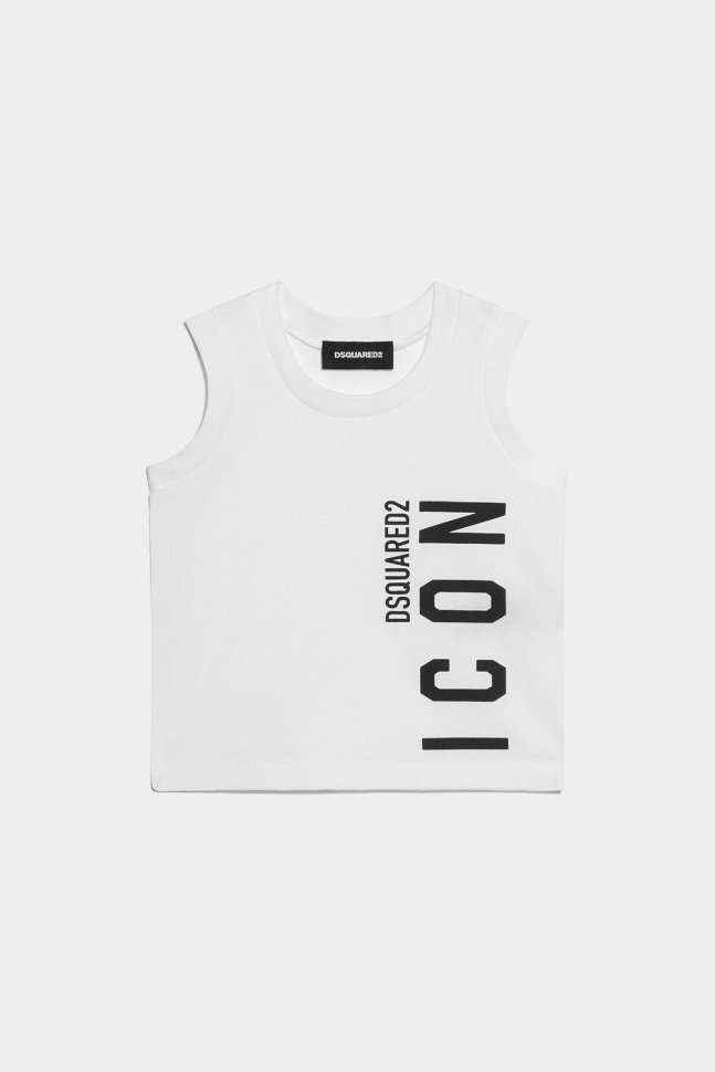 dsquared2_iconic_d2kids_icon_tank_top.jpg Dsquared2 Iconic D2Kids Icon Tank Top - Image 1