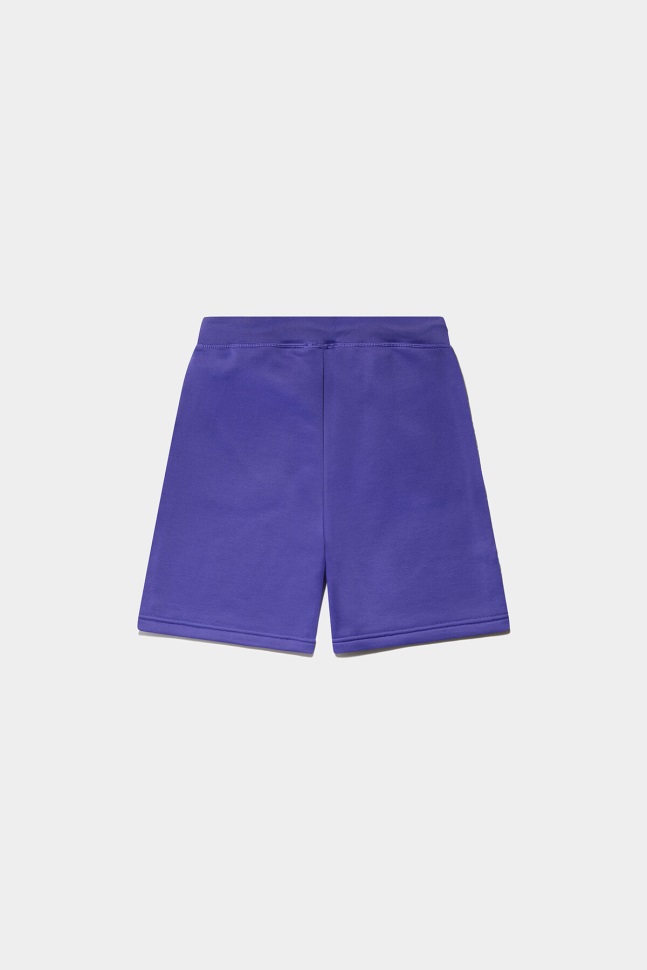 Dsquared2 Iconic D2Kids Sport Edtn.05 Shorts SPECTRUM BLUE/ORANGE - Image 2