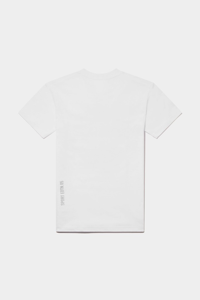 Dsquared2 Iconic D2Kids Sport Edtn.05 T-Shirt WHITE/BLACK - Image 2
