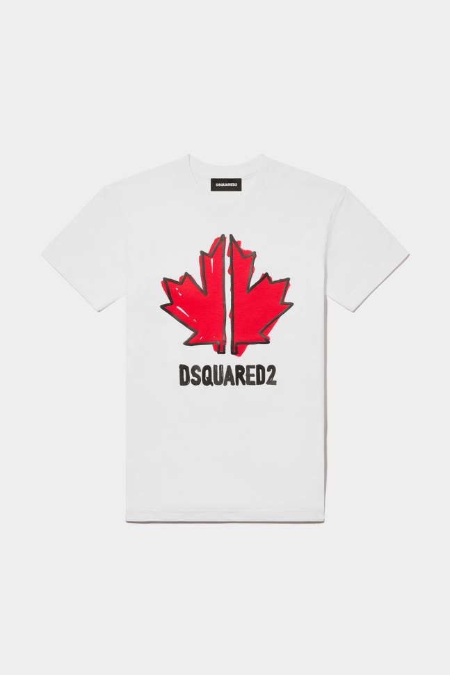 dsquared2_iconic_d2kids_sport_edtn_05_t_shirt_white_black.jpg Dsquared2 Iconic D2Kids Sport Edtn.05 T-Shirt WHITE/BLACK - Image 1
