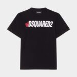 Dsquared2 Iconic D2Kids T-Shirt ECLIPSE BLUE/LEMON YELLOW