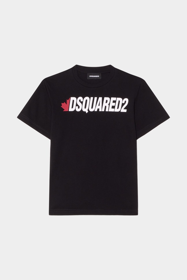 dsquared2_iconic_d2kids_t_shirt_eclipse_blue_lemon_yellow.jpg Dsquared2 Iconic D2Kids T-Shirt ECLIPSE BLUE/LEMON YELLOW - Image 1
