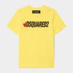 Dsquared2 Iconic D2Kids T-Shirt LEMON YELLOW/BLACK