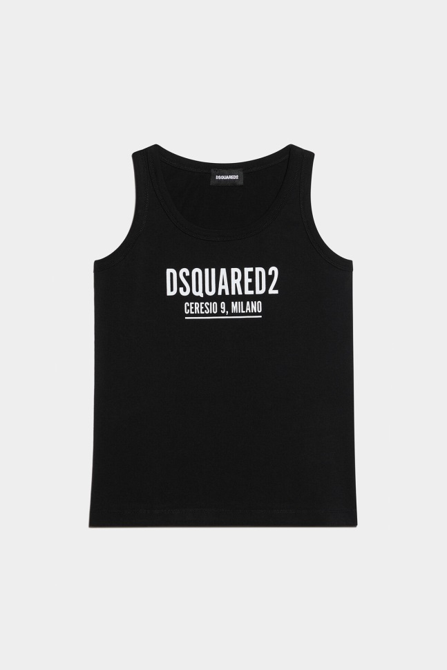 dsquared2_iconic_d2kids_tank_top.jpg Dsquared2 Iconic D2Kids Tank Top - Image 1