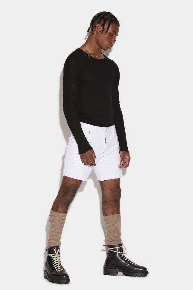 dsquared2_iconic_dan_commando_shorts.jpg Dsquared2 Iconic Dan Commando Shorts - Image 1