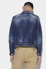Dsquared2 Iconic Dan Jean Jacket BLUE D2 BLUE - Image 2