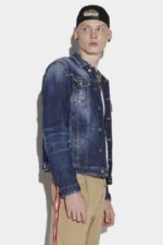 Dsquared2 Iconic Dan Jean Jacket BLUE D2 BLUE - Image 3