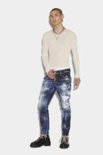 Dsquared2 Iconic Dark London Calling Wash Skater Jeans