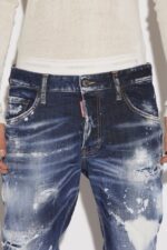 Dsquared2 Iconic Dark London Calling Wash Skater Jeans - Image 3