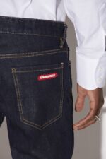 Dsquared2 Iconic Dark Rinse Wash Slim Jeans - Image 3