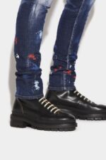 Dsquared2 Iconic Dark Splatter Wash Cool Guy Jeans - Image 5